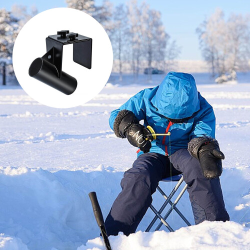 Permanent Metal Icefishing Bobsled Rod Mount Global-1 piece 1