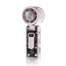 (Pink) 2025 Summer New Style Refrigeration Small Fan Semiconductor Cold Wind Portable Hand-Held Electric Fan Outdoor Portable Cold Fan