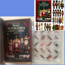 2025 Christmas Advent Calendar - 24 Days Countdown Calendar The Nutcracker Blind Box Acrylic Ornaments, Christmas Tree Decor Christmas for Kids