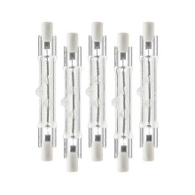 5 Pack R7s 118mm 300w 230v,r7s Halogen Linear Light Bulb, Dimmable Halogen Lamp for Construction Wo -New SZJR