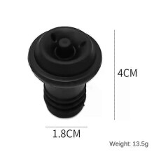 (1pc) 1~10PCS Home Vacuum Wine Saver Black Wine Bottle Plugs Rubber Wine Stopper Vacuum Suction Bottle Stopper Wine Drinks Bottle Caps
