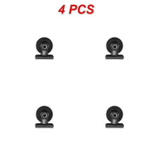 (Black 4PCS) 1/2/4/6pcs Fridge Magnets Clips With Anti-Scratch Sticky Pads Refrigerator Magnetic Clips Strong Heavy Whiteboard Magnets Clip
