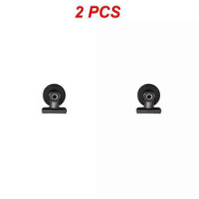 (Black 2PCS) 1/2/4/6pcs Fridge Magnets Clips With Anti-Scratch Sticky Pads Refrigerator Magnetic Clips Strong Heavy Whiteboard Magnets Clip