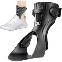 (Right) 1 Pack Drop Foot Brace - Airbag For Hemiplegia Stroke Shoes Walking Foot Stabilizer Suitable For Feet Longer Than 180mm -CN