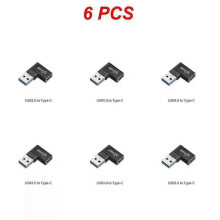 (6pcs, F) 1~10PCS Portable USB Type C Adapter Male To USB 3.0 Female OTG Cable Elbow Converter For MacBook Laptop Mobile Phone Data