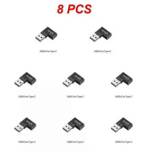 (8pcs, F) 1~10PCS Portable USB Type C Adapter Male To USB 3.0 Female OTG Cable Elbow Converter For MacBook Laptop Mobile Phone Data