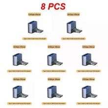 (8pcs, B) 1~10PCS Portable USB Type C Adapter Male To USB 3.0 Female OTG Cable Elbow Converter For MacBook Laptop Mobile Phone Data