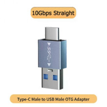 (1pcs, A) 1~10PCS Portable USB Type C Adapter Male To USB 3.0 Female OTG Cable Elbow Converter For MacBook Laptop Mobile Phone Data