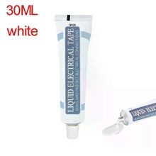 (30ml White) 50ml Liquid Insulating Tape Repair Rubber Electrical Wire Cable Fix Line Glue Waterproof Sealant High Temperature Resistant Tape