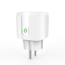 (A1) AUBESS WiFi Socket Tuya EU Smart Plug 16A / 20A Power Monitor SmartLife Voice Remote Control Work With Alexa Google Home Alice