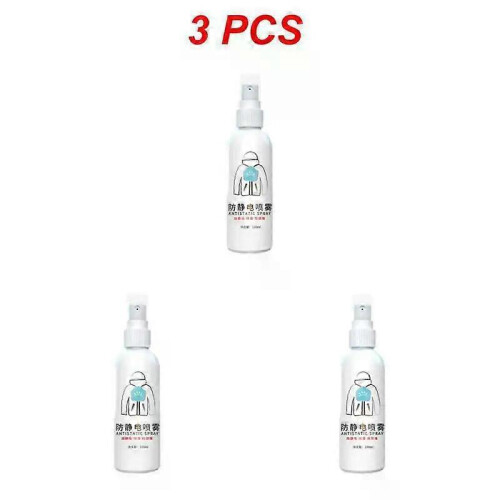 (3PCS) Static Spray Make Clothes Smooth Water Agent Multifunction Quick Static Electricity Removal Portable Household Items Anti-static