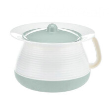 (Blue) Plastic Child Potty with Handle and Lid Portable Handheld Spittoon Chamber Pot for Home Bedroom Kids Urinals Practical
