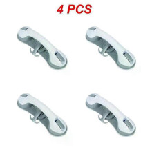 (4PCS) 40kg-110kg Bathroom Suction Cup Shower Handle Safety Anti Slip Handrail Support Bar For Elderly Bath Shower Accessories Grab Bar