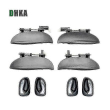 Black/Chrome Door Handle for Hyundai Atos 1997-2005 - Exterior Handle Replacement with Lock Cylinder? -CHAN
