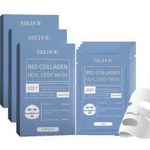 (3packs) Bio Collagen Face Mask Anti Wrinkle Fade Face Fine Line Lift Firm Skin Anti-Aging Brighten SkinCare Korean Cosmetics