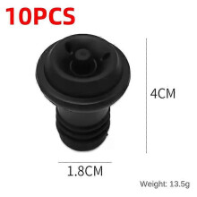 (10pcs) 1~10PCS Home Vacuum Wine Saver Black Wine Bottle Plugs Rubber Wine Stopper Vacuum Suction Bottle Stopper Wine Drinks Bottle Caps