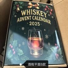 2025 Christmas Advent Calendar - 24 Days Countdown Calendar Bottle Flat B 2D Acrylic Pendant Ornaments,Christmas Tree Decor Blind Box for Kids & Famil