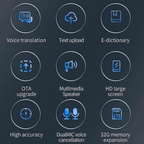 (Blue)Smart Scan Translation Pen Text Reading Pen 100+ Language Translator Device -CN-AA 1
