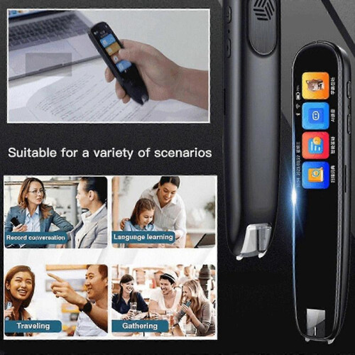 (Black)Smart Scan Translation Pen Text Reading Pen 100+ Language Translator Device -CN-AA 2