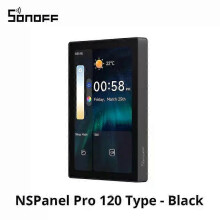 (NSPanel120PB) New SONOFF NSPanel Pro 120 Smart Home Control Panel Touch Screen Zigbee3.0 Gateway Voice Control Via Alexa Google Matter Ewlink