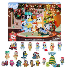 2025 Christmas Advent Calendar - 24 Days Countdown Calendar Bruy Dog Blind Box Acrylic Ornaments, Reusable Christmas Tree Decor Blind Box for Kids & F
