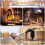 3 In 1 Himalayan Salt Rock Aroma Diffuser, Ultrasonic Essential Oil Diffuser, Simulation Flame Humidifier, Coloured Light Mist Diffuser, Wood Gra_cp - 5