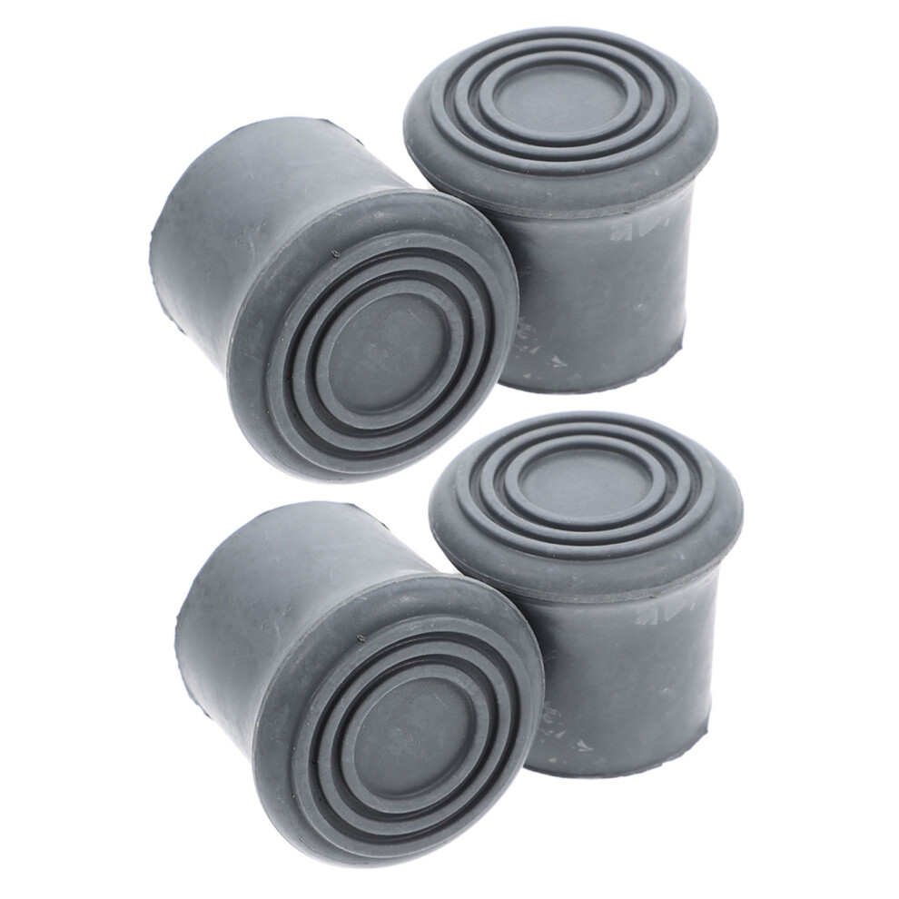 Villcase Grey 8Pcs Nonslip Rubber Replacement Feet For Bath Stool Shower Chair