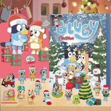 2025 Christmas Advent Calendar - 24 Days Countdown Calendar Bruy Dog Blind Box Acrylic Ornaments, Reusable Christmas Tree Decor Blind Box for Kids & F