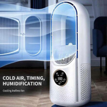 (White) Portable Air Cooler Fan Ice Cold Cooling Conditioner Unit