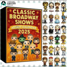 2025 Christmas Advent Calendar - 24 Days Countdown Calendar Broadway Blind Box Acrylic Ornaments Best Christmas for Baby