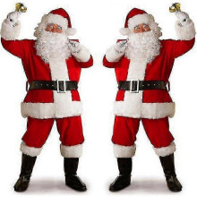 (S) Santa Claus Adult Costume -New SZJR