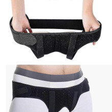 (M)Inguinal Hernia Support Belt Double Groin Hernia Pain Relief Truss Brace For Men -CHA