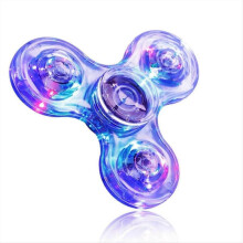Light Fidget Spinner, Light Fidget Finger Toy Hand Spinner -stress Reduction And Anxiety Relief Hand Spinner for Children,blue -CN-123