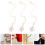 3St Wasserbecher Mit Griffkette Und Buchstabe Charme 5