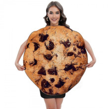 (PD-1060 Cookies,S Children)Snacks, Fun Party Clothes, Halloween New Funny Stage Props Clothes, Cookies, Milk, Hot Dog Print Costumes -CHA