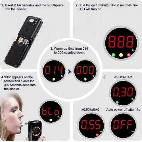 Alcohol Tester Ad6000 Automotive Alcohol Tester 2