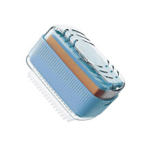 (Blue) Laundry Brush Home Soap Box Simple Multifunctional Cleaning Soft Bristle Brush Board Brush Shoe Brush Clothe Brush Cleaning Tool