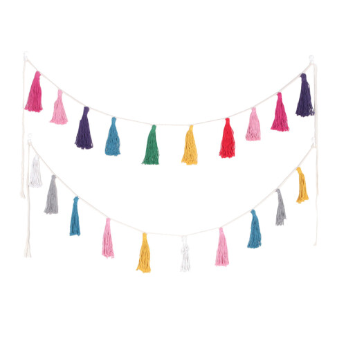 2Stk Dekorative Quaste Boho Banner