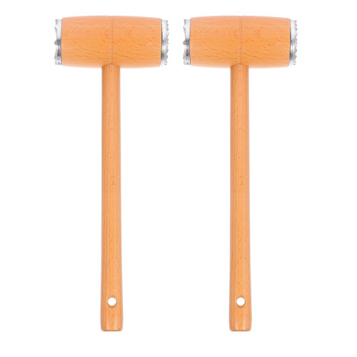 2Stk Fleischhammer Mit Beidseitigen Aluminiumplatten Für Steak