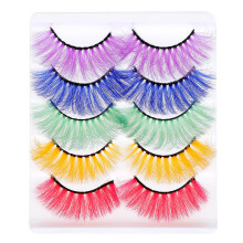 25 Paar Falsche Wimpern Für Halloween Und Cosplay