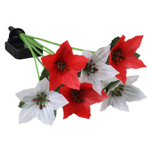 2Stk. Solarbetriebene Blumenförmige Außenleuchte