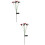 2Stk. Solarbetriebene Blumenförmige Außenleuchte 9