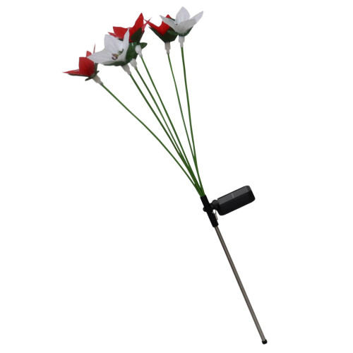 2Stk. Solarbetriebene Blumenförmige Außenleuchte 2