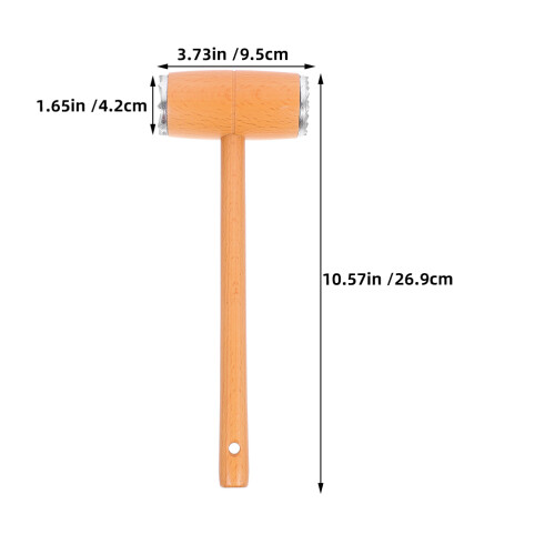 2Stk Fleischhammer Mit Beidseitigen Aluminiumplatten Für Steak 1
