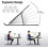 Adjustable Foldable Aluminum Laptop Stand - Ergonomic Portable Notebook Riser for Desk Travel Height Alignment -CN 3