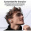 (White Standard Version) Ear Clip Bluetooth Headphones with Touch Screen,Clip On Ear Headphones 5