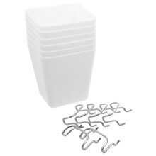 18 Teile Kunststoffboxen Mit Metallhaken Für Pegboard Organisation