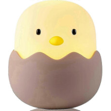 Touch-Control Kids Night Light - Cute Chick Design with 3 Brightness Levels for Nursery/Bedroom_cp -CN-NEW
