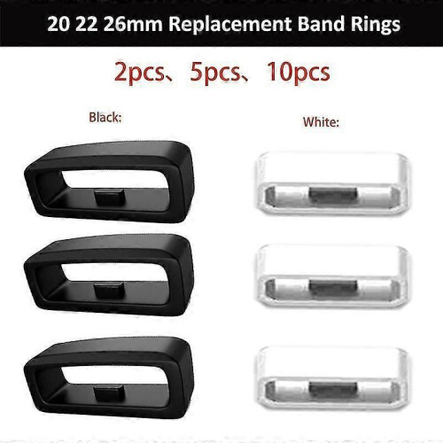 (A120) Rubber Replacement Watch Strap Band Keeper Loop Security Holder Retainer 20/22/26mm 1