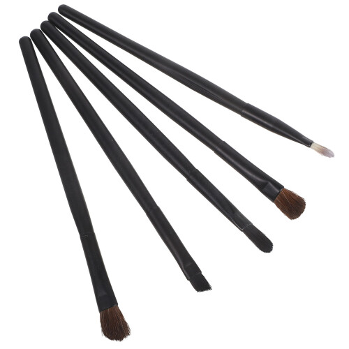 15 Make Up Verblendepinsel Mit Etui Schwarz